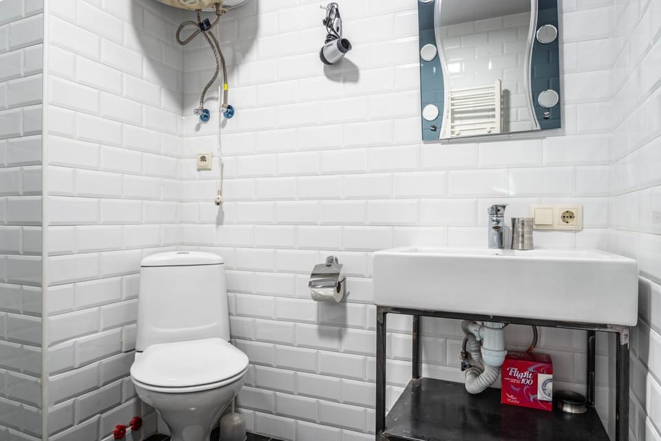 Shower, Toilet, towels