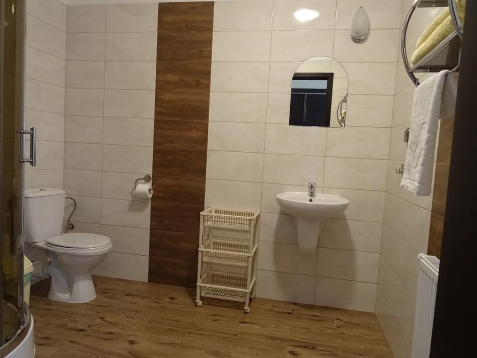 Shower, Toilet, Bathroom, Photo of the whole room