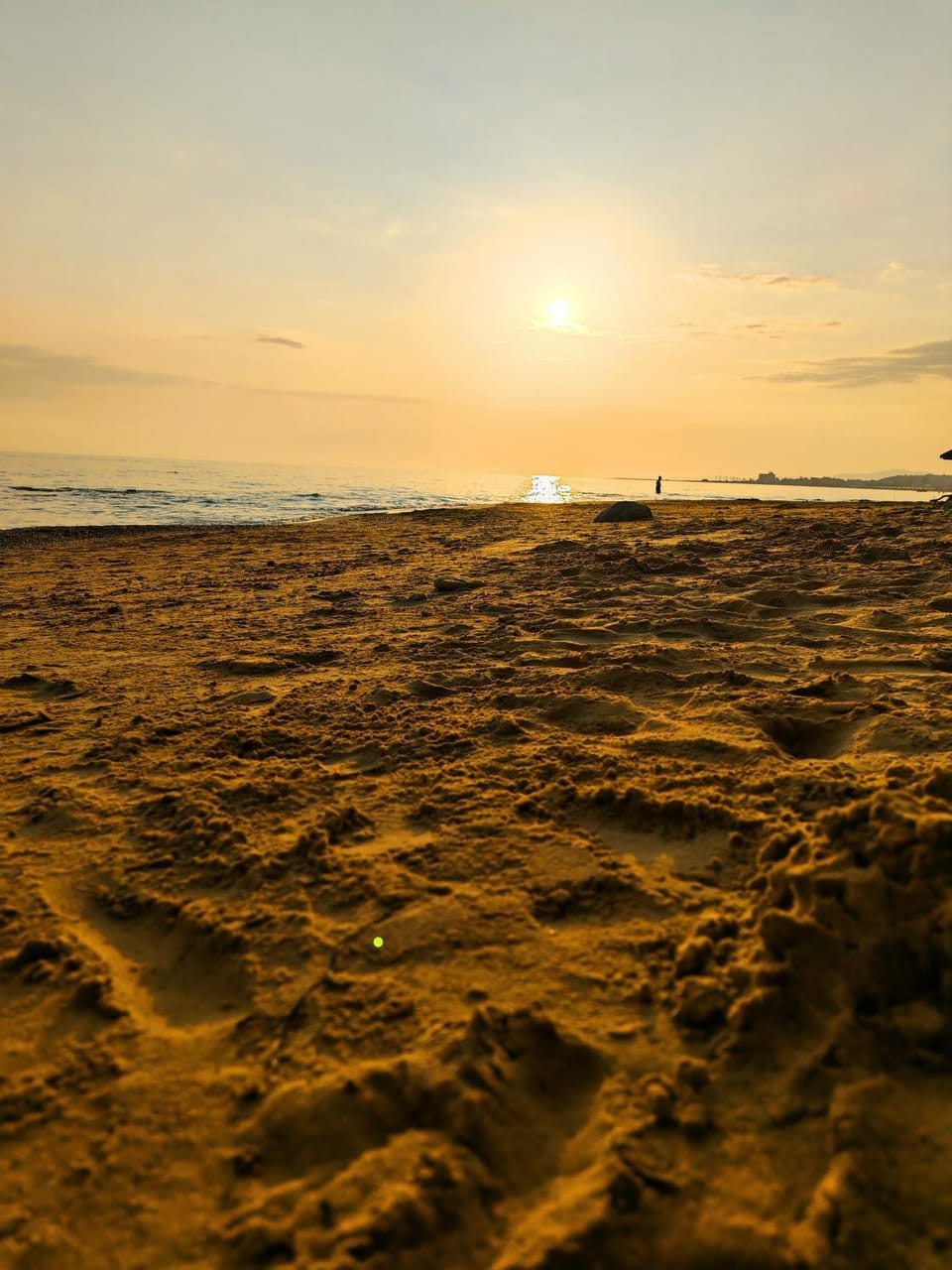 Natural landscape, Beach, Sunset