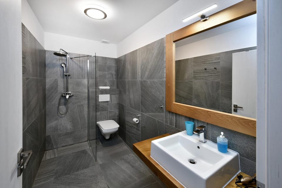 Shower, Toilet, Bathroom, towels