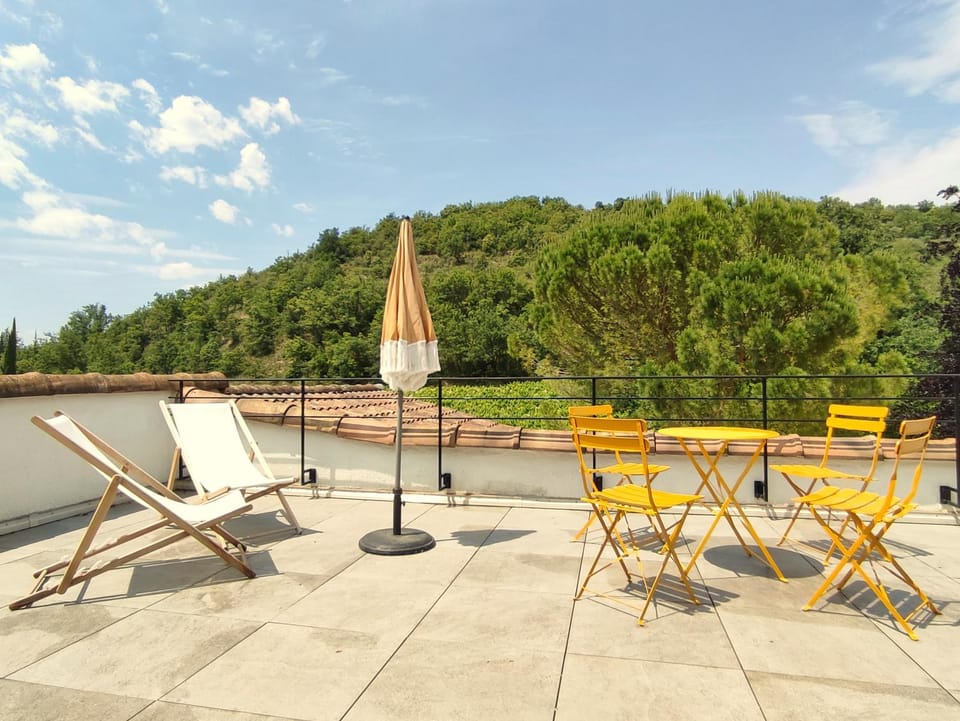 Natural landscape, Balcony/Terrace, sunbed