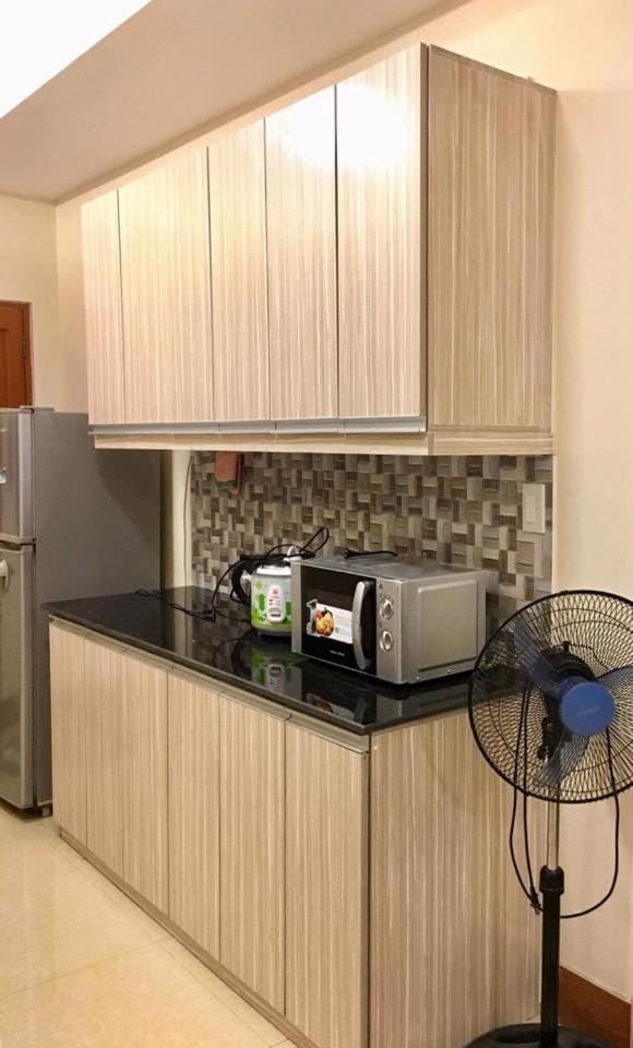 Kitchen or kitchenette, toaster