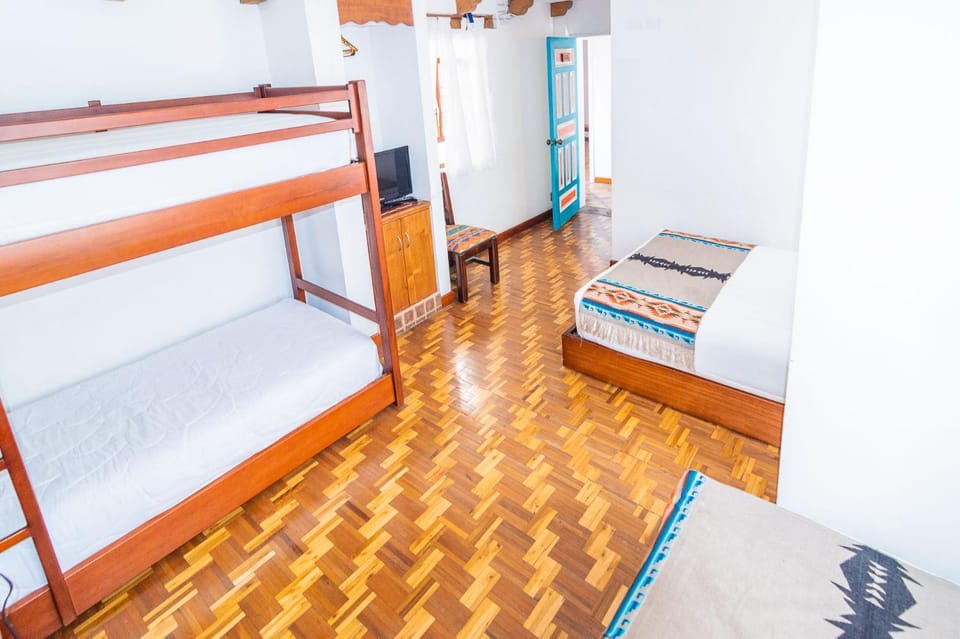 Photo of the whole room, bunk bed