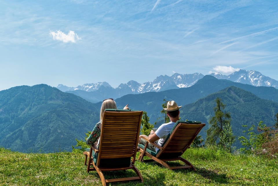 Natural landscape, Mountain view, sunbed