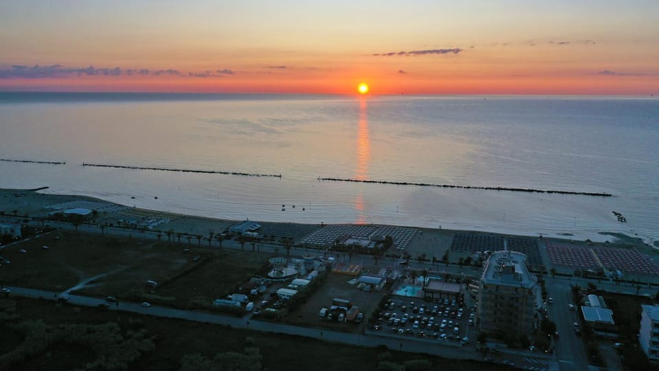 Beach, Sea view, Sunrise