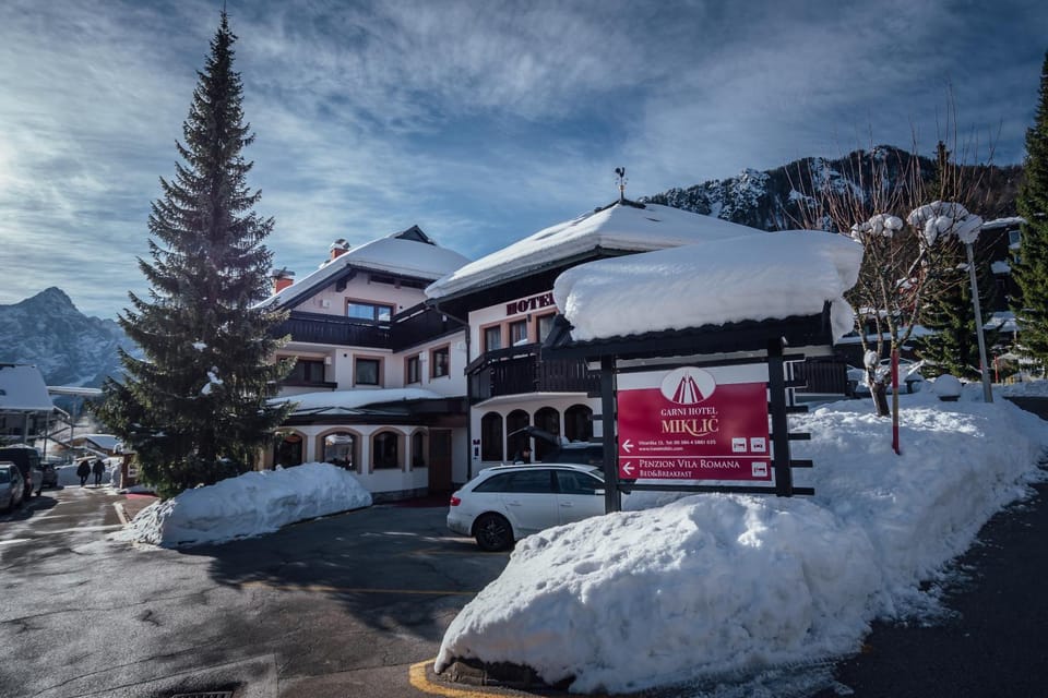 Property building, Day, Winter, Mountain view