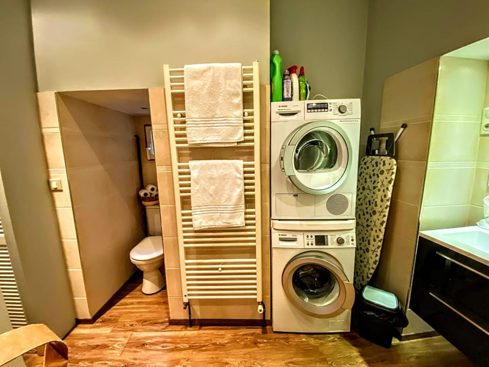 Bathroom, laundry