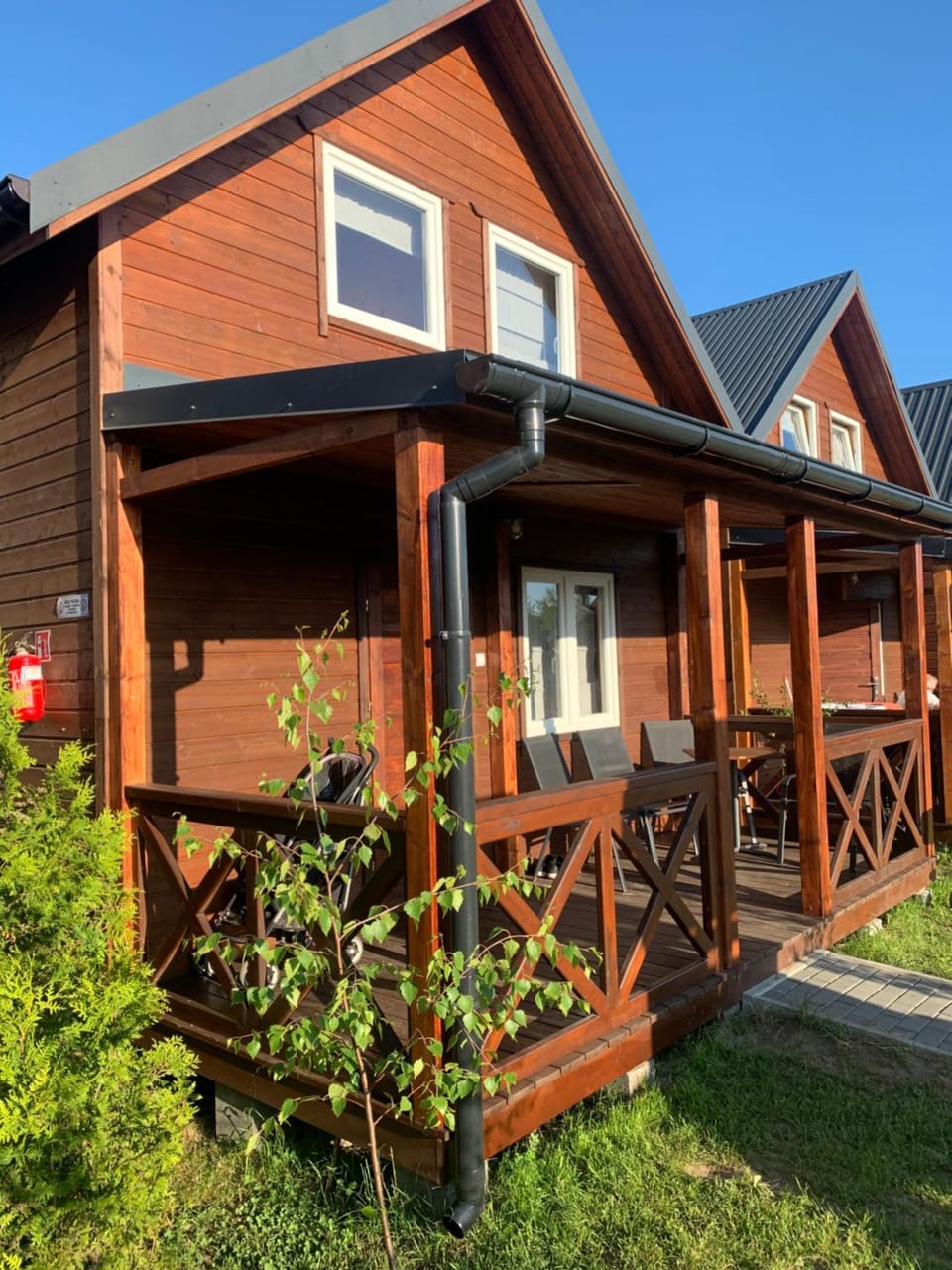 Property building, Spring, Garden view