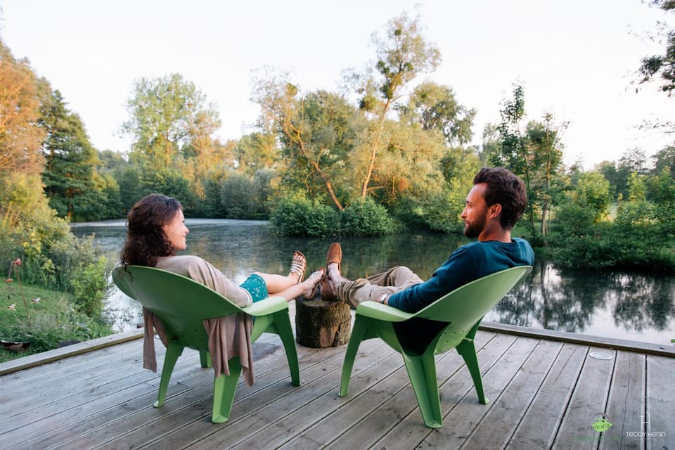 Natural landscape, Garden, River view