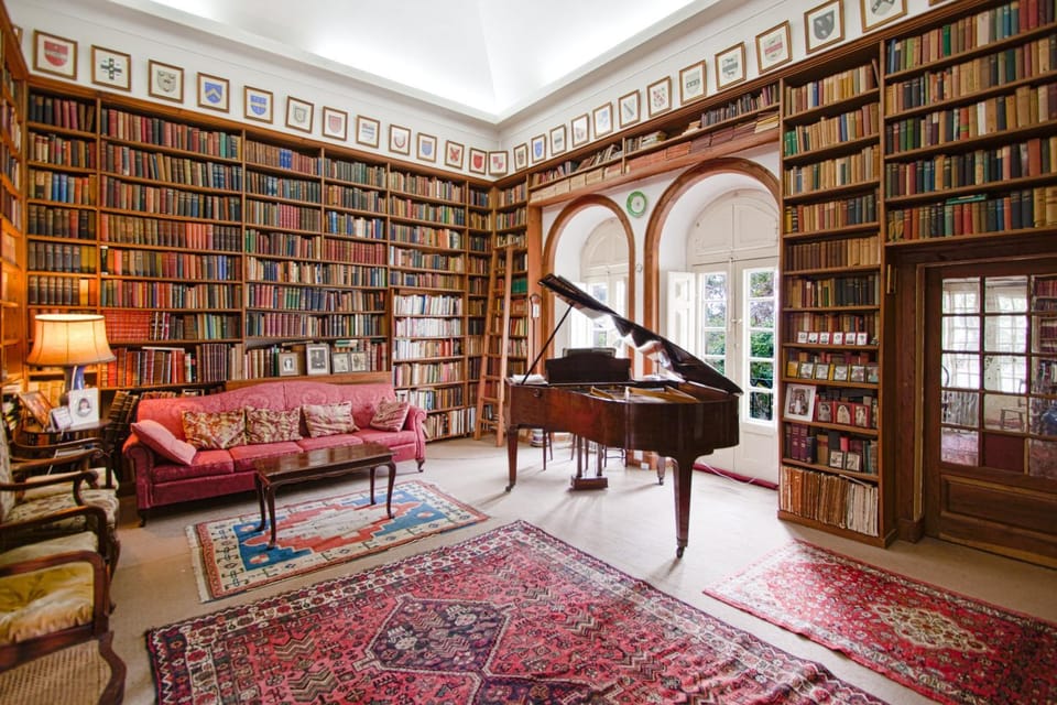 Library, Seating area, Garden view, Mountain view, Internal: Not applicable to any particular room