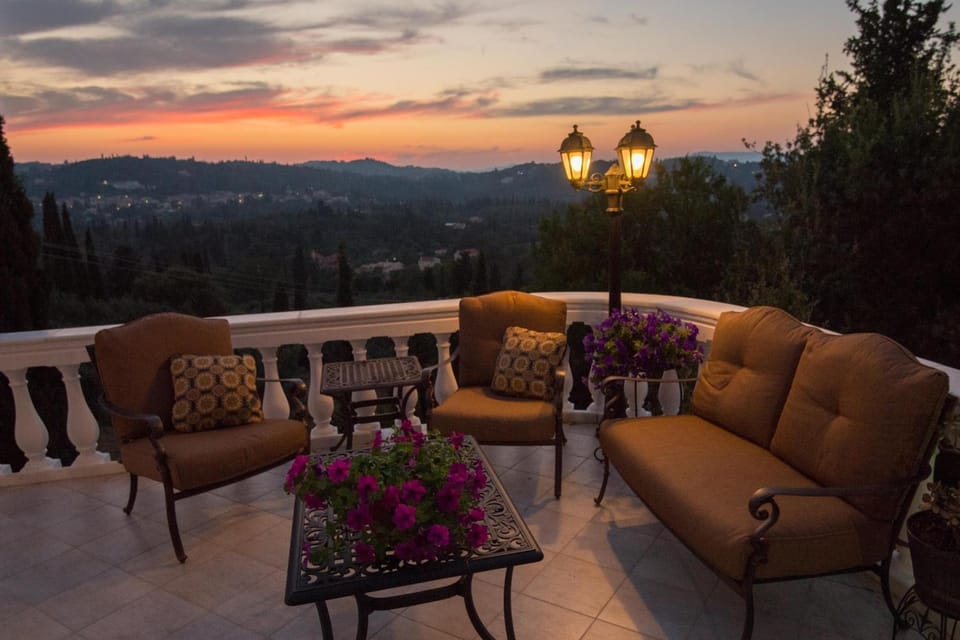 Patio, Balcony/Terrace, Sunset