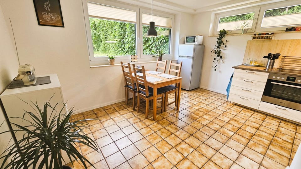 Kitchen or kitchenette, Dining area, dishwasher, microwave, oven, stove, kitchen