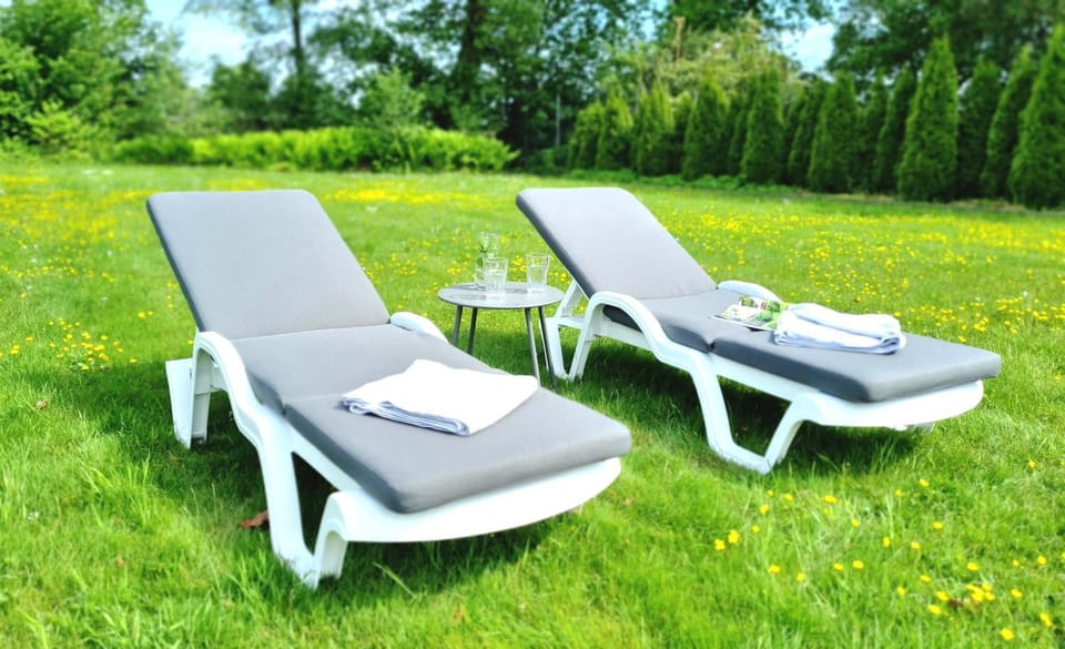 Day, Summer, Garden, sunbed