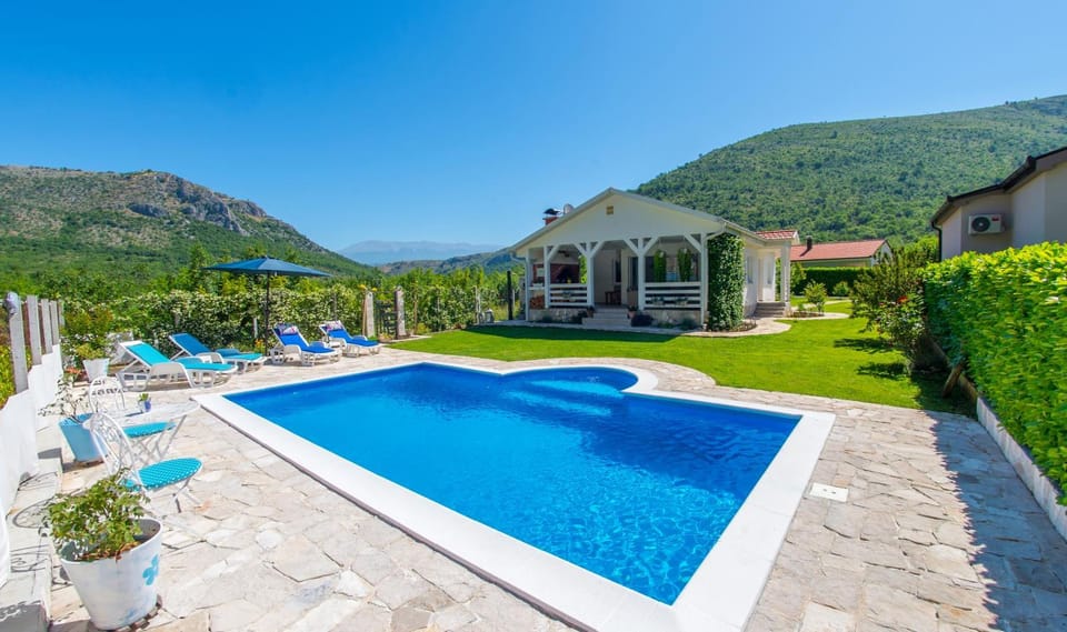 Property building, Pool view, Swimming pool