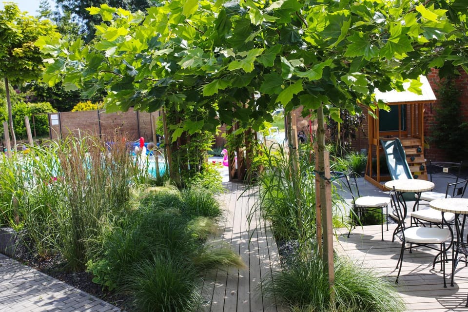 Patio, Restaurant/places to eat, Garden, Swimming pool