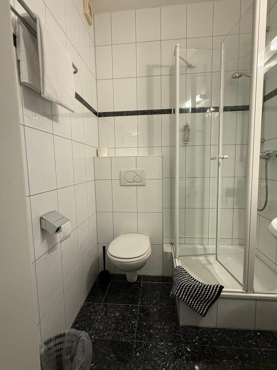 Shower, Toilet, towels