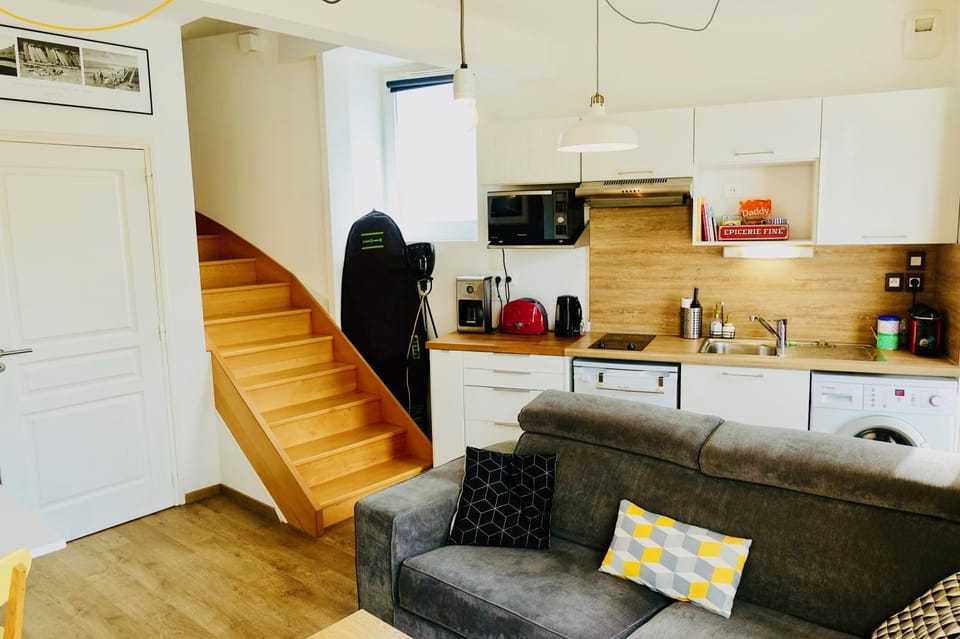 Duplex Hermine Cosy, jardin sud & parking House in St-Malo