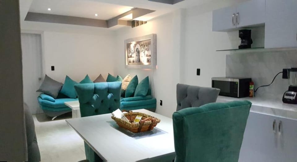 Kitchen or kitchenette, Living room, Dining area