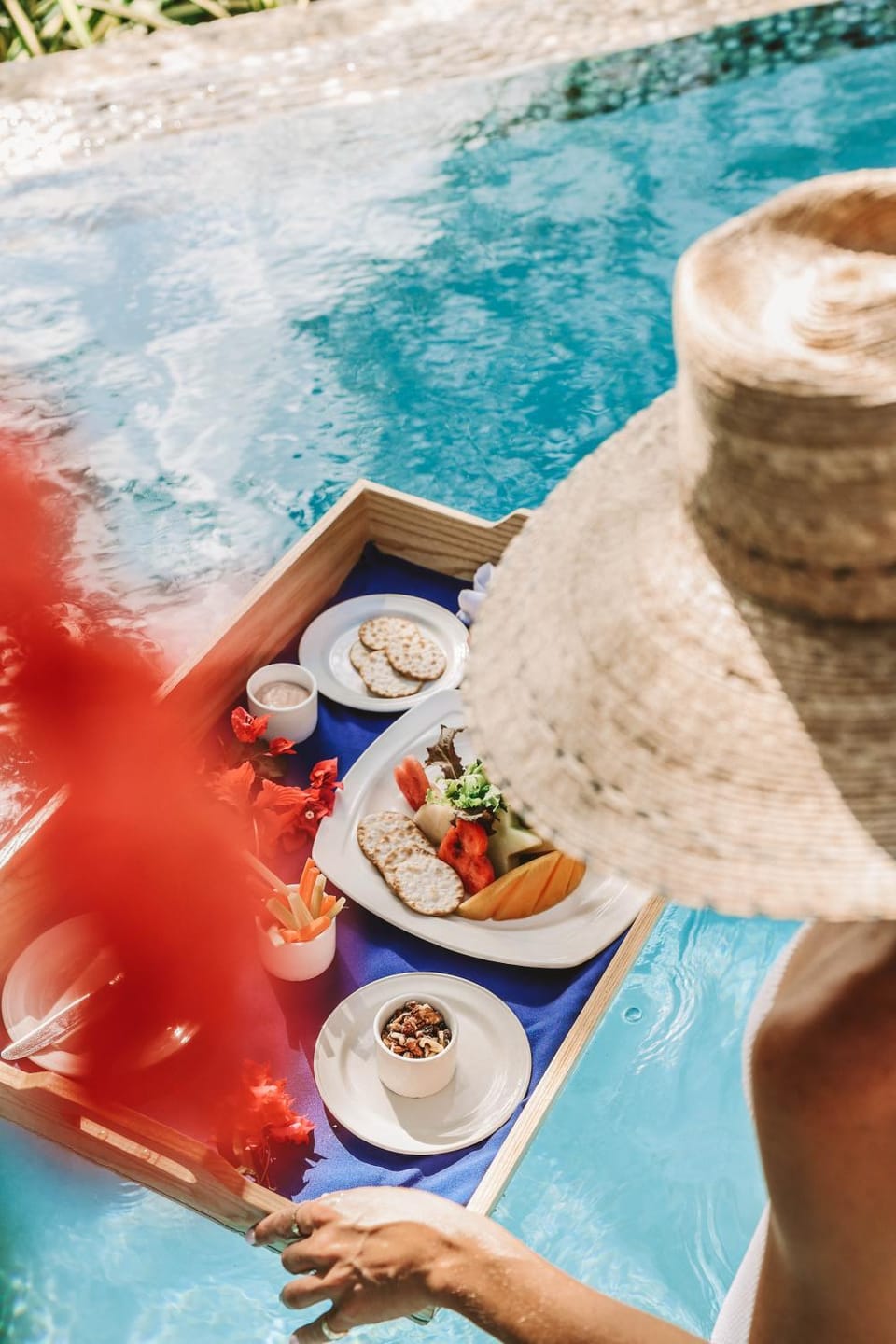 Food and drinks, Pool view, Swimming pool