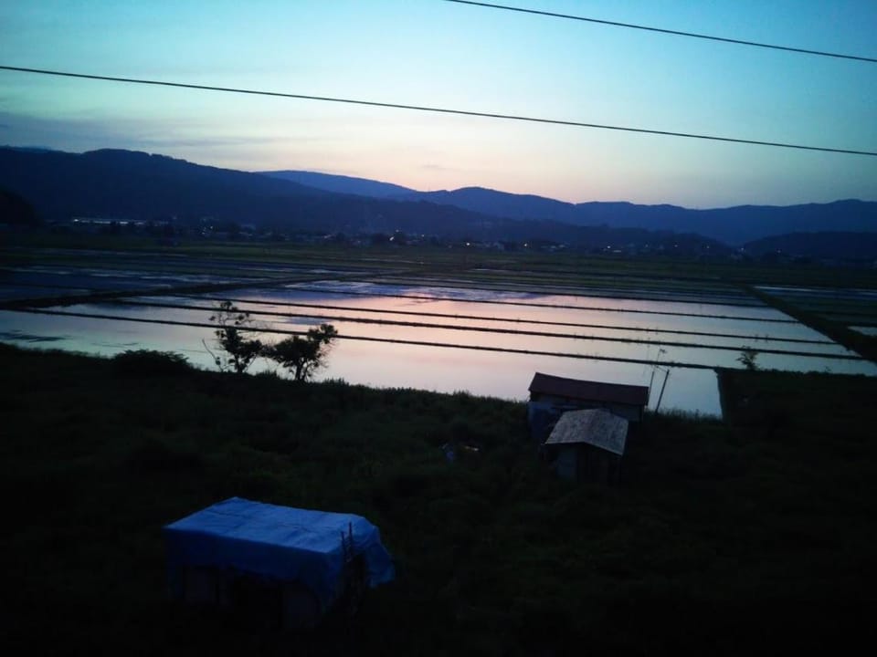 Spring, Off site, Sunset