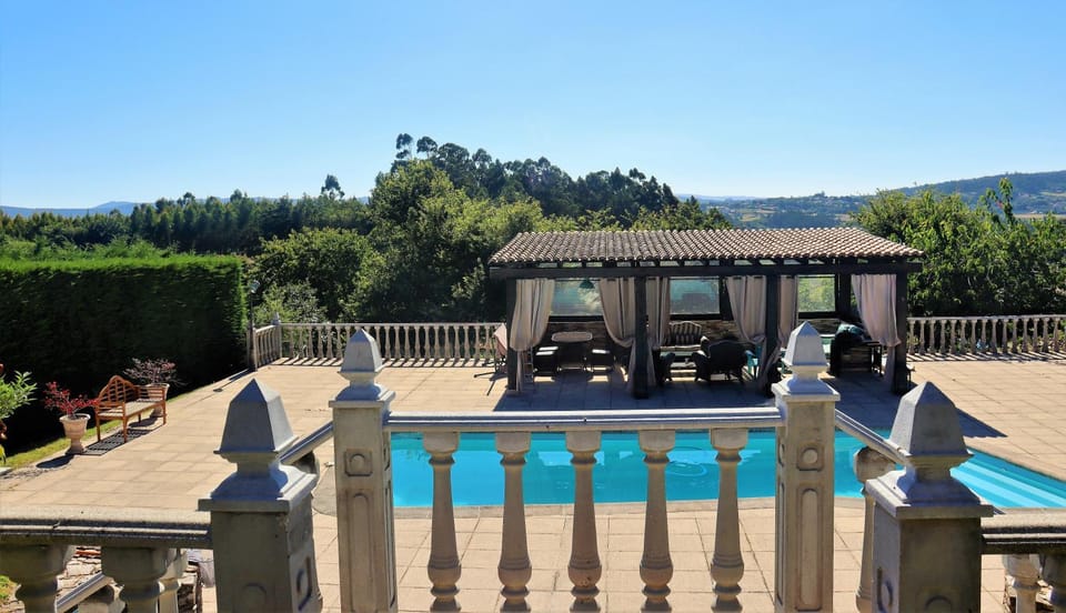 Natural landscape, Pool view, Swimming pool, sunbed