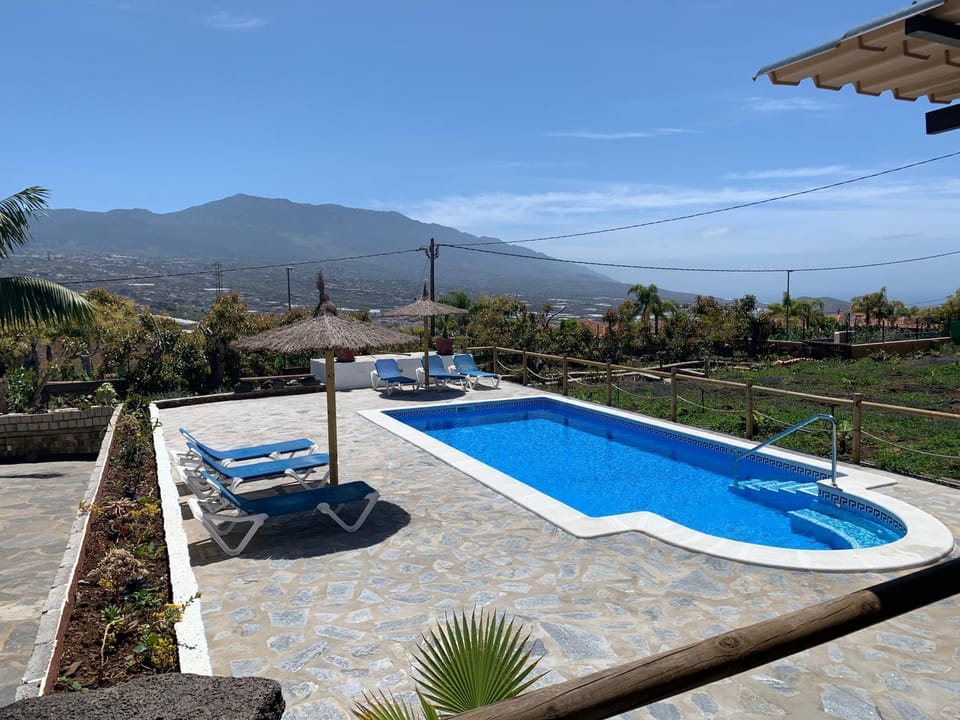 Natural landscape, Swimming pool, sunbed