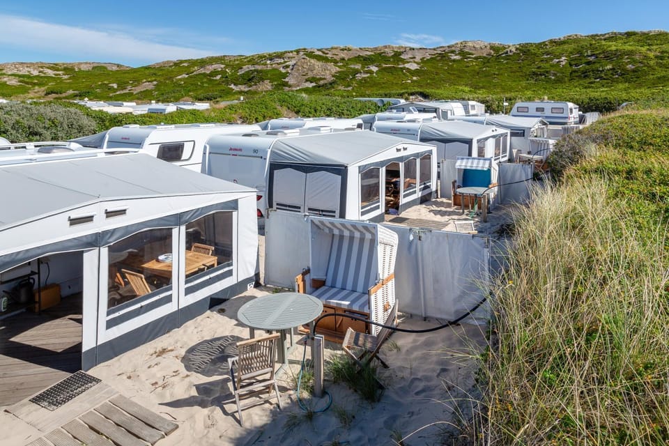 Wohnwagenvermietung Hörnum / Sylt Campground/ 
RV Resort in Nordfriesland