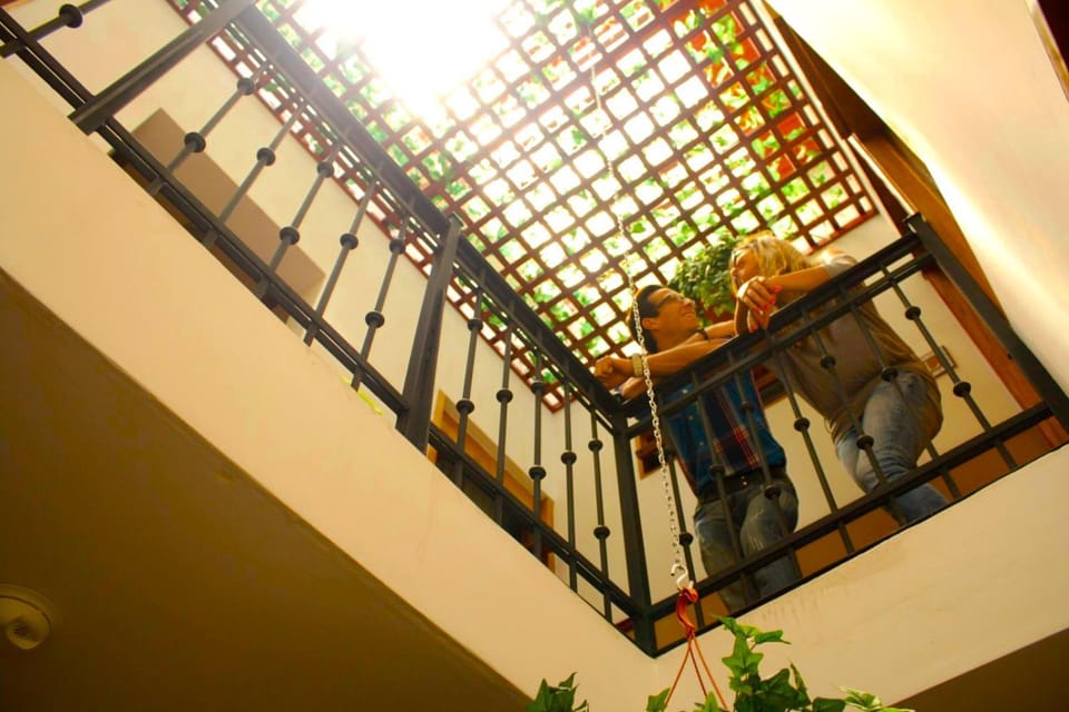 Balcony/Terrace, Decorative detail, Guests, Garden view