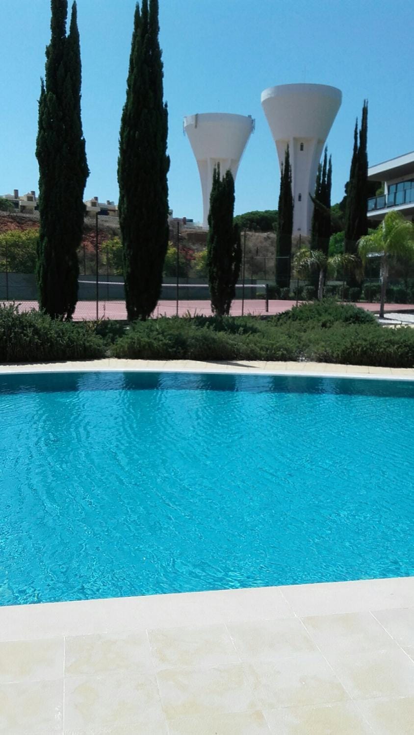 Property building, Pool view