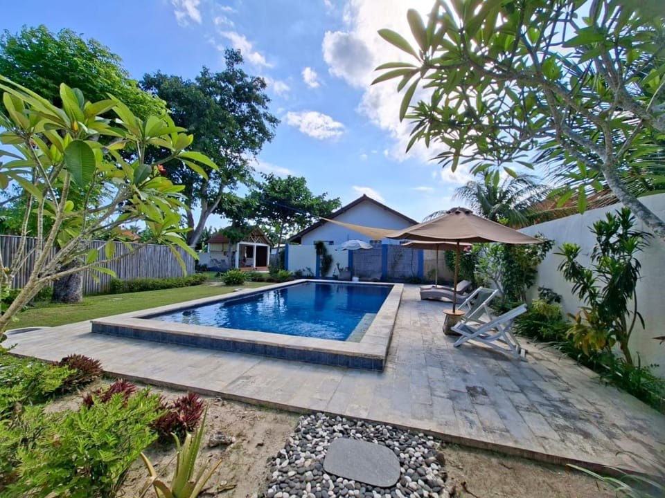 Garden, Garden view, Area and facilities, Swimming pool, sunbed