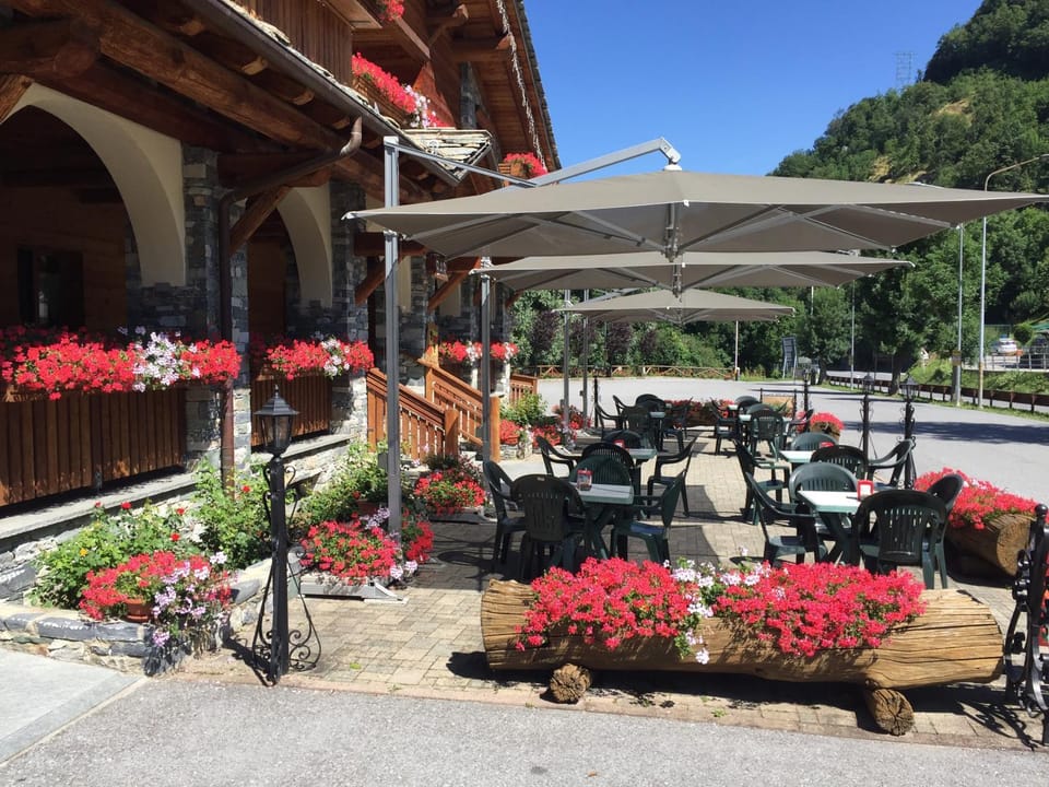 Property building, Patio