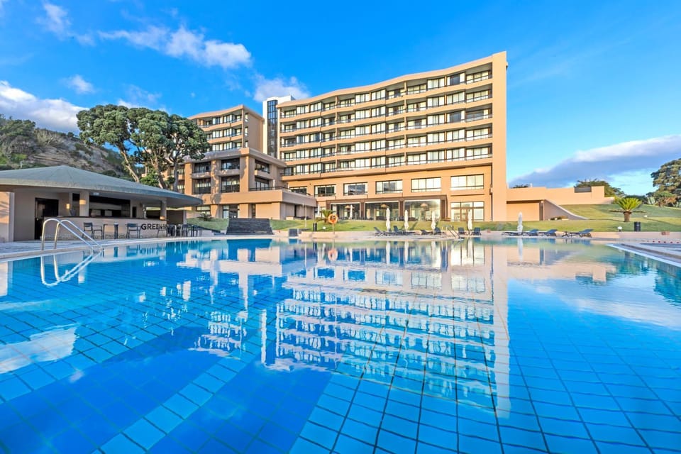 Property building, Pool view