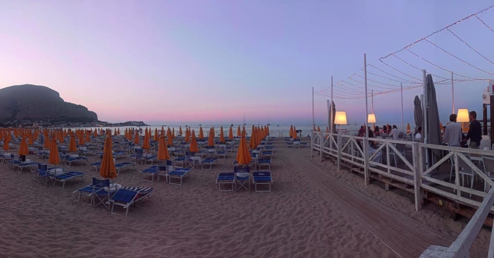 Nearby landmark, Beach, Sunset