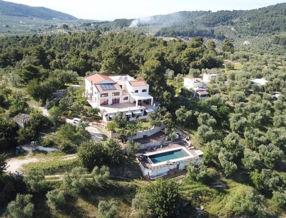 Property building, Day, Natural landscape, Bird's eye view, Pool view