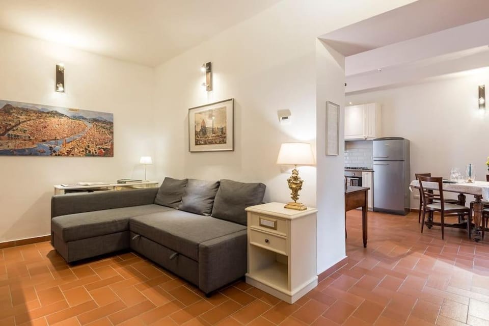 Kitchen or kitchenette, Living room, Dining area