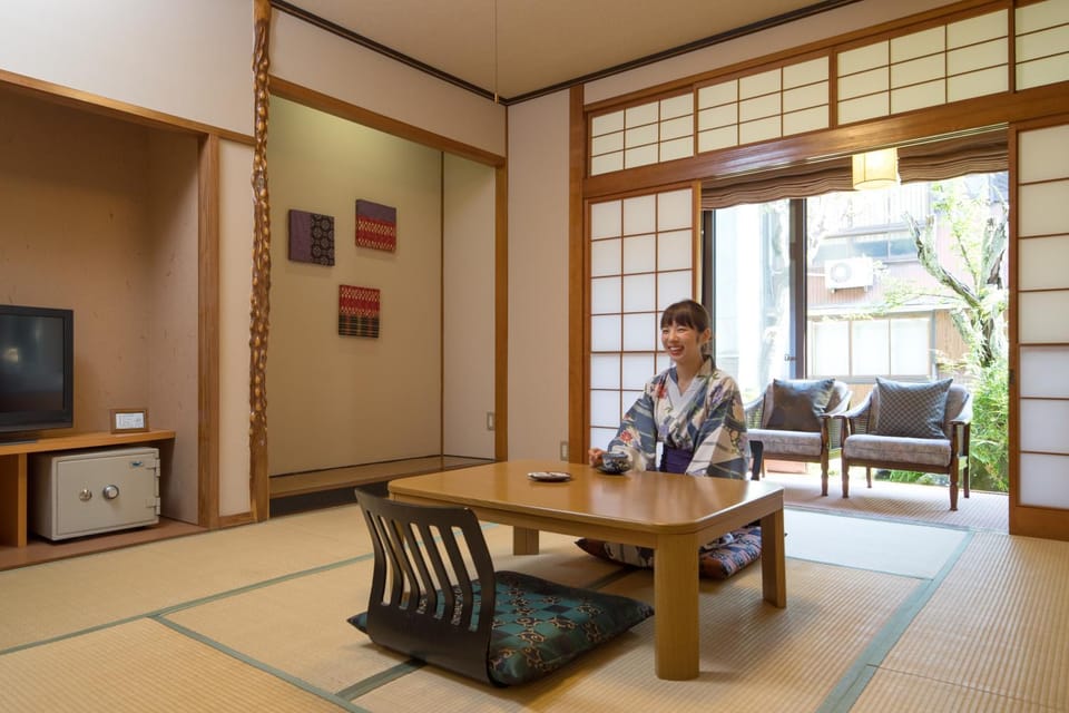 Living room, group of guests