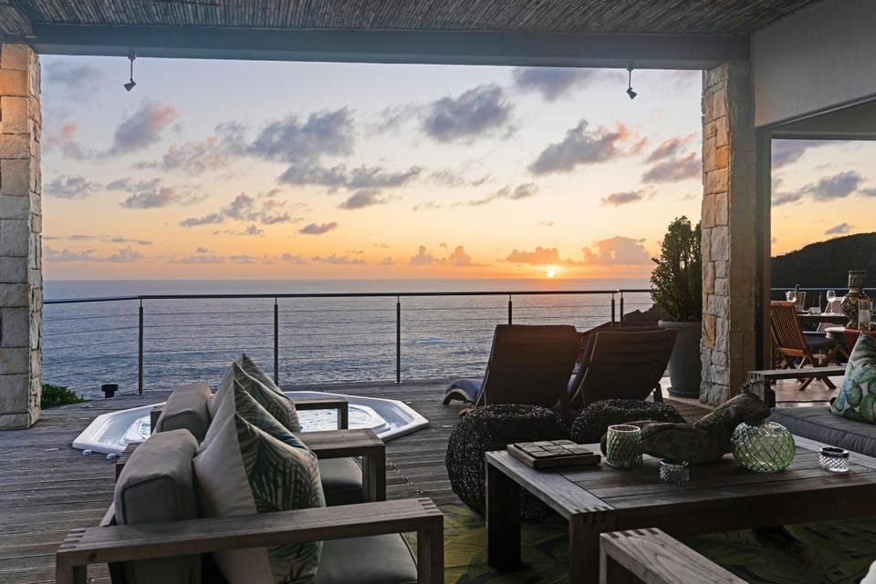 Hot Tub, Mountain view, Sea view, Area and facilities, Sunset, sunbed