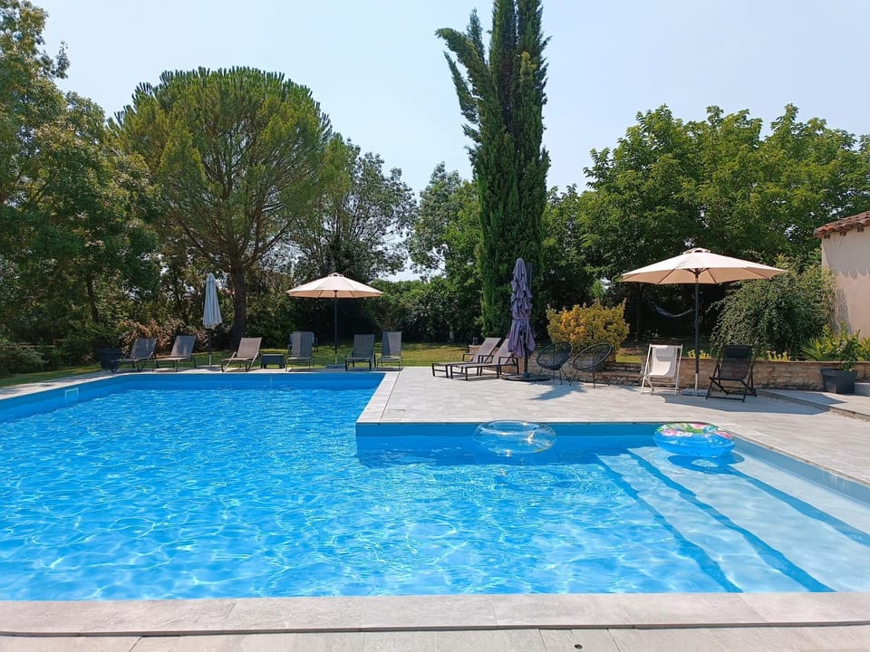 Garden, Swimming pool, sunbed