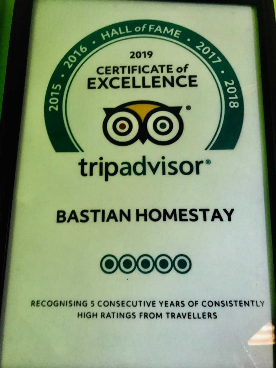 Certificate/Award