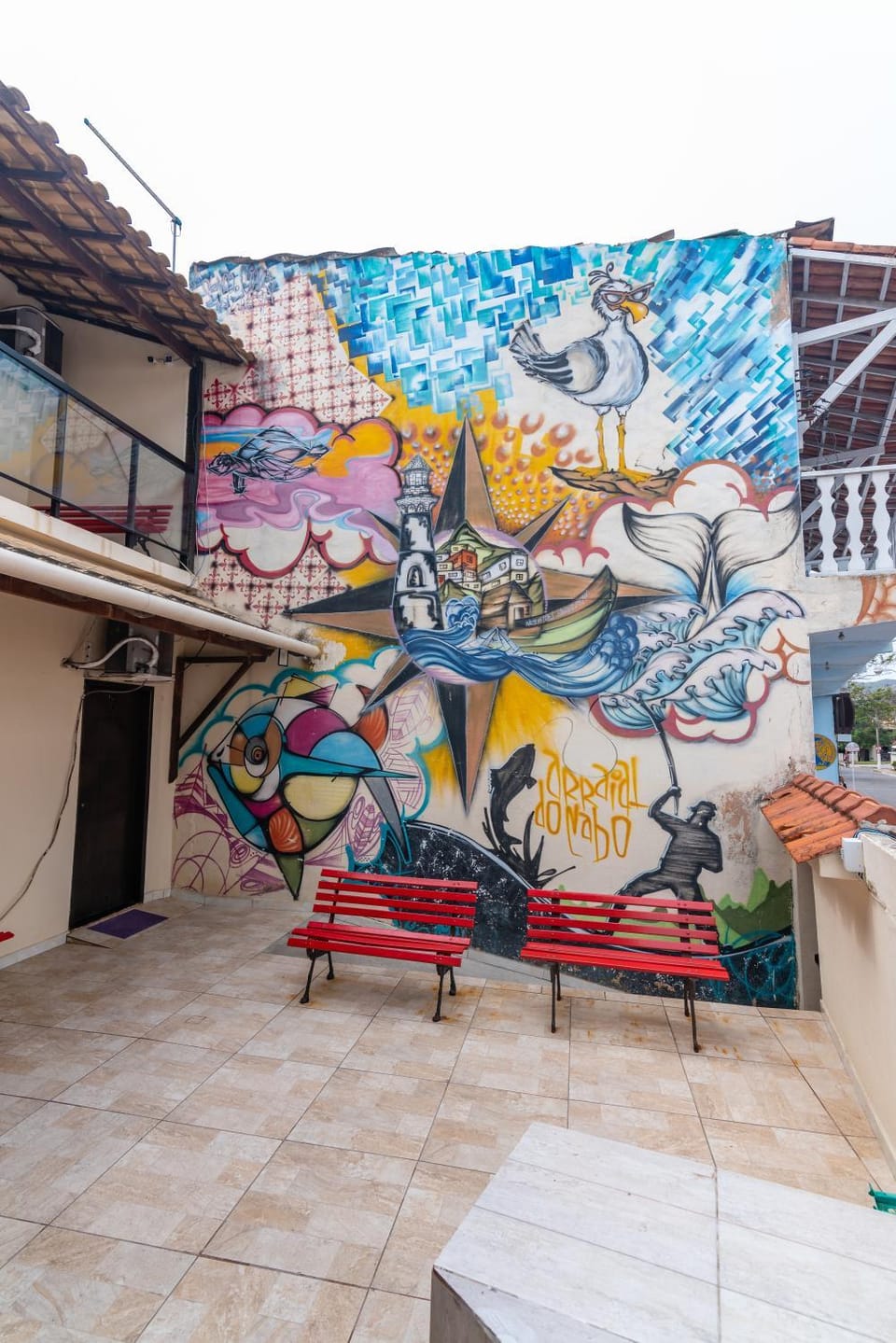 Property building, Patio