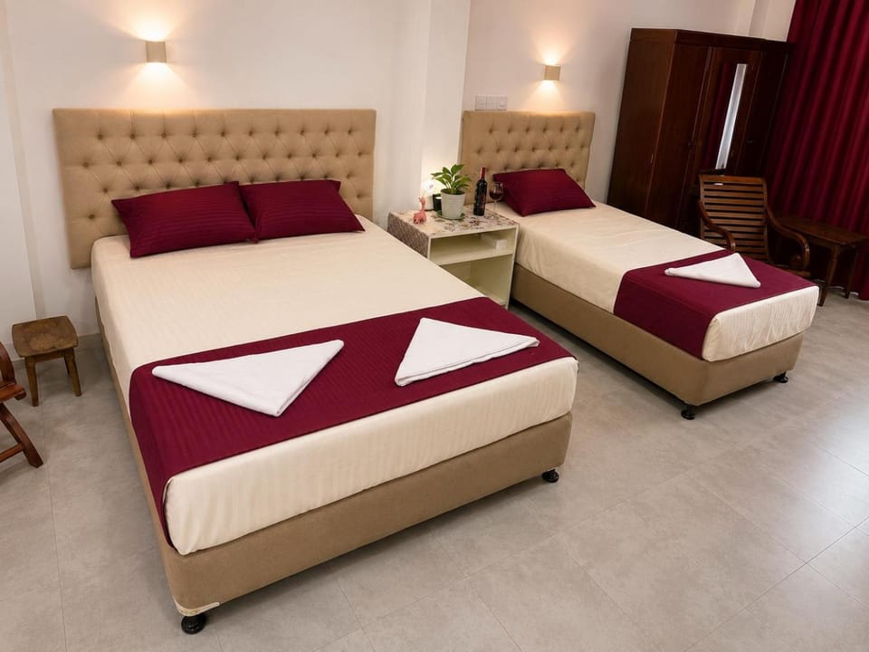 Bedroom, wardrobe, air conditioner