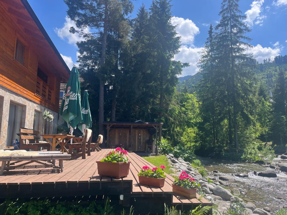 Natural landscape, Garden, Mountain view, River view