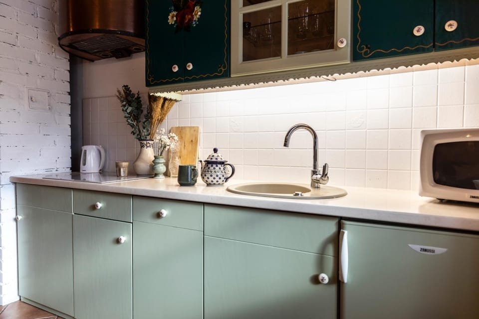 Kitchen or kitchenette, dishwasher, minibar, stove