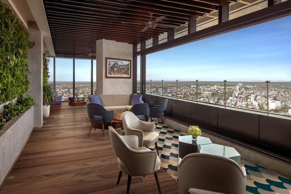 View (from property/room), Balcony/Terrace, Lobby or reception