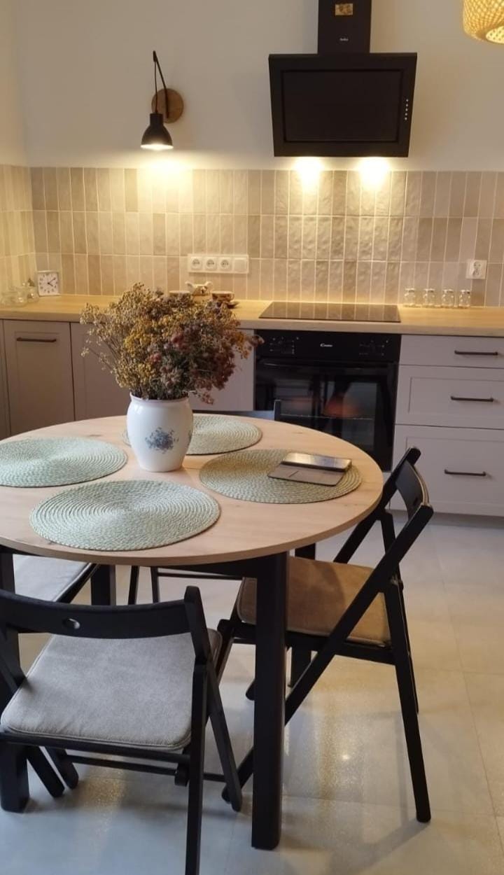 Kitchen or kitchenette, Dining area, oven