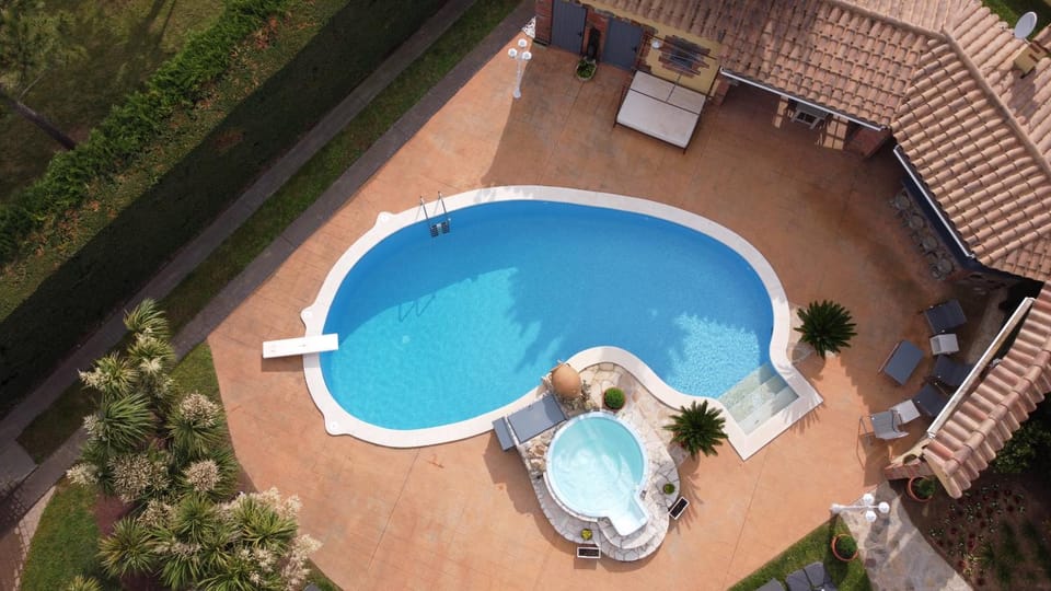 Bird's eye view, Swimming pool, Swimming pool
