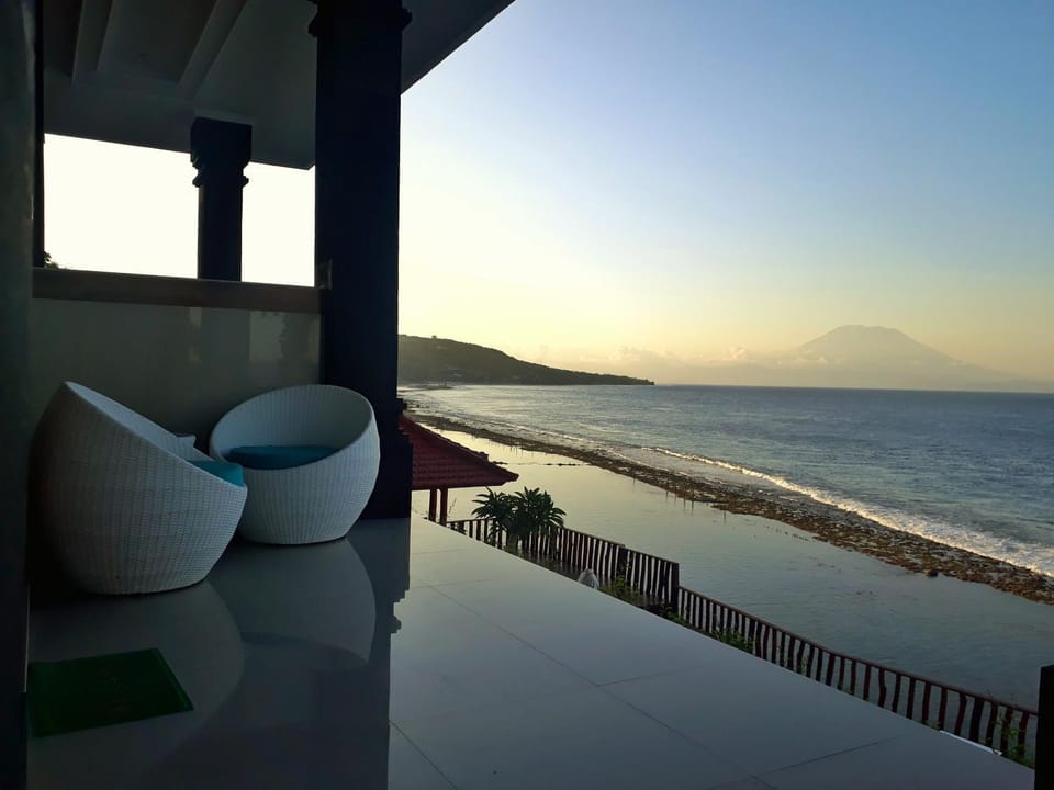 Balcony/Terrace, Sea view, Sunset