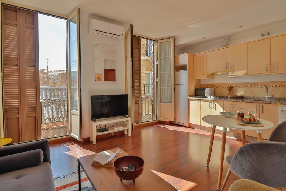 TV and multimedia, Balcony/Terrace, Living room, air conditioner