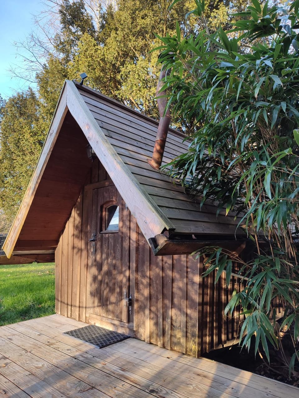 Property building, Garden view