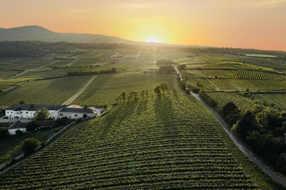 Spring, Natural landscape, Bird's eye view, Mountain view, Sunset